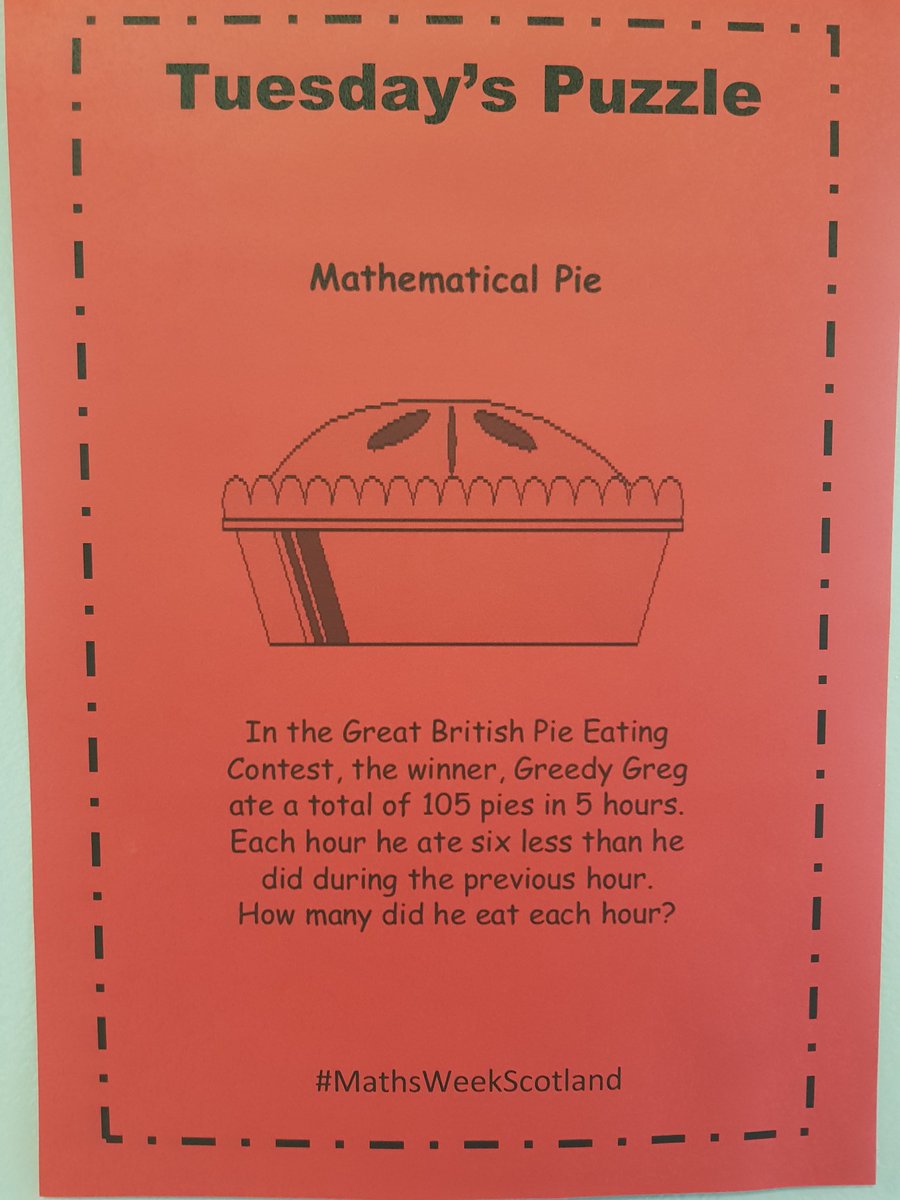 dhs_maths's tweet photo. Today's puzzle - can you solve? 
#MathsWeekScot https://t.co/q0HXwNIoql