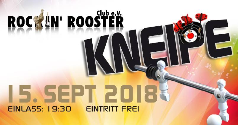 RockRooClub's tweet photo. 🔈DIESEN SAMSTAG #Kneipe im #RockinRoosterClub #Haan #EintrittFrei!
➡️https://t.co/eqIOquN9db https://t.co/4BIvkRUPdn