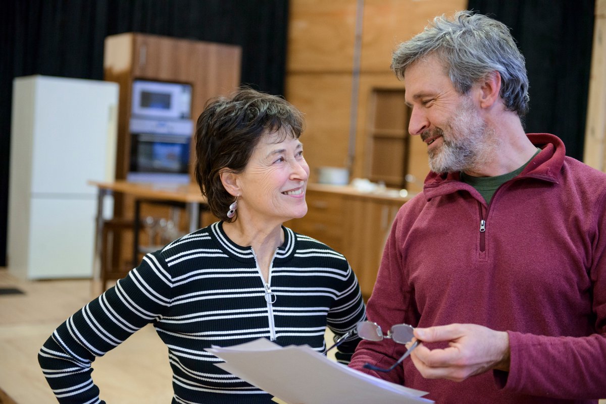 MelbTheatreCo's tweet photo. See the #mtcTheArchitect team in rehearsal as they prepare to bring Aidan Fennessy’s moving and thought-provoking new work to the stage. https://t.co/oHUsJ6B25V https://t.co/oa3mhyInjn