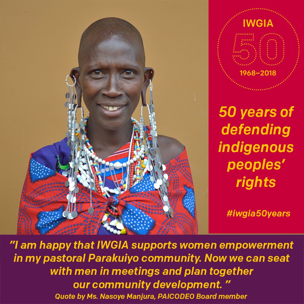 #IndigenousWomen and girls are often amongst the most vulnerable within indigenous communities, being victims of a triple discrimination based on gender, ethnicity and socioeconomic status.   @FAOIndigenous @UN_Women @indigwomenrise #IndigenousRights #PAICODEO #iwgia50years