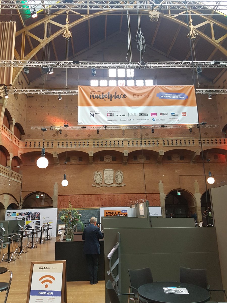 De eerste bezoekers druppelen binnen... NRW staat vandaag op Completely Retail Marketplace in de Beurs van Berlage. We organiseren 3 panelgesprekken, dus kom luisteren!
