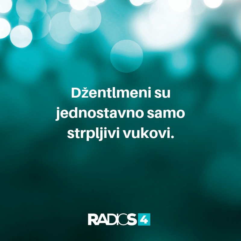 RadioS_4's tweet photo. Dobro jutro :) https://t.co/26s5edF1Fy