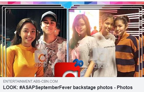 ABSCBN's tweet photo. From #SquadGoals, sweet love teams and milestone celebrations - lahat 'yan nasa #ASAPSeptemberFever! Tingnan kung paano pinaghandaan ng ating mga favorite Kapamilya stars ang kanilang sizzling hot performances DITO: https://t.co/biAJJBzYhp https://t.co/2saGWY8wlP