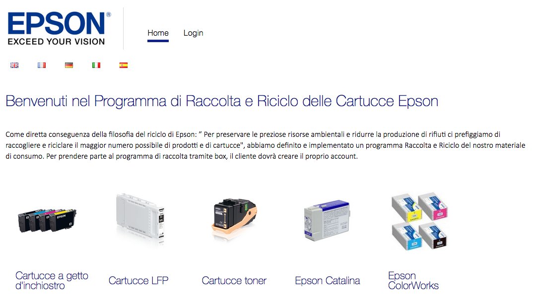 EpsonItalia's tweet photo. Conosci il programma "Raccolta e Riciclo" di Epson?

Se hai un'#azienda di dimensioni medio-grandi iscriviti su https://t.co/ASBqY6k9Cc  per richiedere il box di raccolta delle nostre cartucce, penseremo noi al ritiro e al loro smaltimento.  

#EpsonGreen https://t.co/KPHpKOvu89
