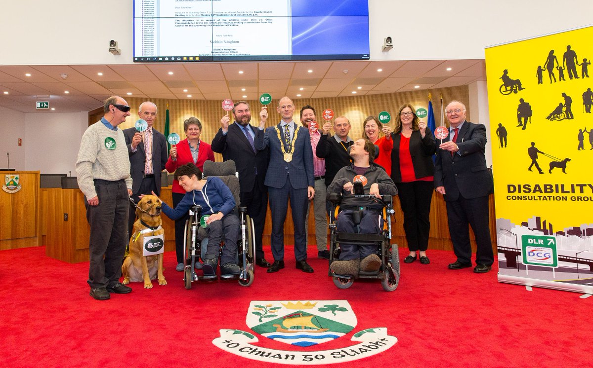 dlrcc's tweet photo. #MakeWayDay 2018 is happening on the 26th September. Make way on our streets for people with disabilities. #accessibility #MakeWayDLR Photo: Peter Cavanagh https://t.co/aNnMfnCubY
