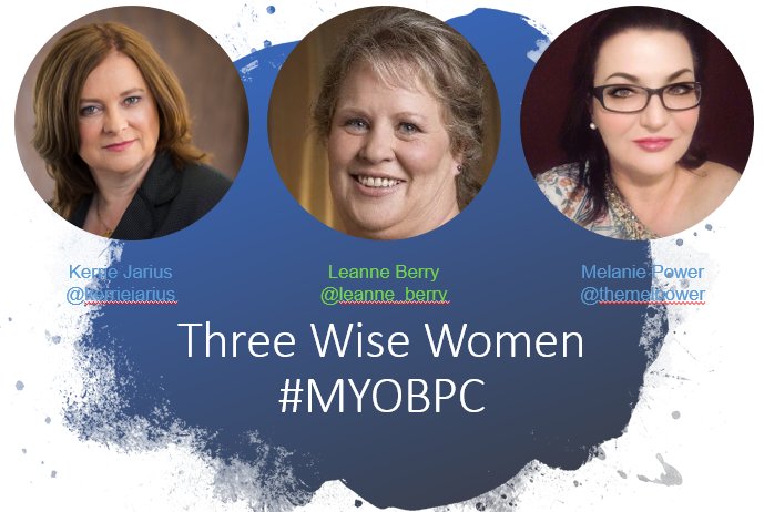Join me in discussion with <a href="/KerrieJarius/">Kerrie Jarius</a> &amp; <a href="/themelpower/">Melanie Shortland</a> next Friday at 9am <a href="/MYOB/">MYOB</a> Partner Connect as we share our stories - just three Wise Women and the lessons we've learned #MYOBPC