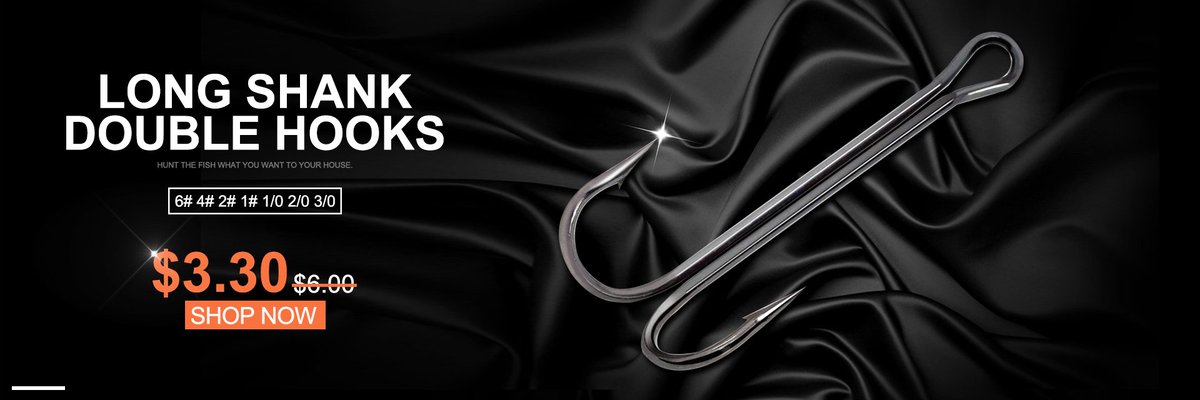 wendell63562682's tweet image. #doublehook #fishinghook #hook #fishing #FishingGirls  #fishingtackle #fishinglife  10pcs Only $3
aliexpress.com/store/product/…