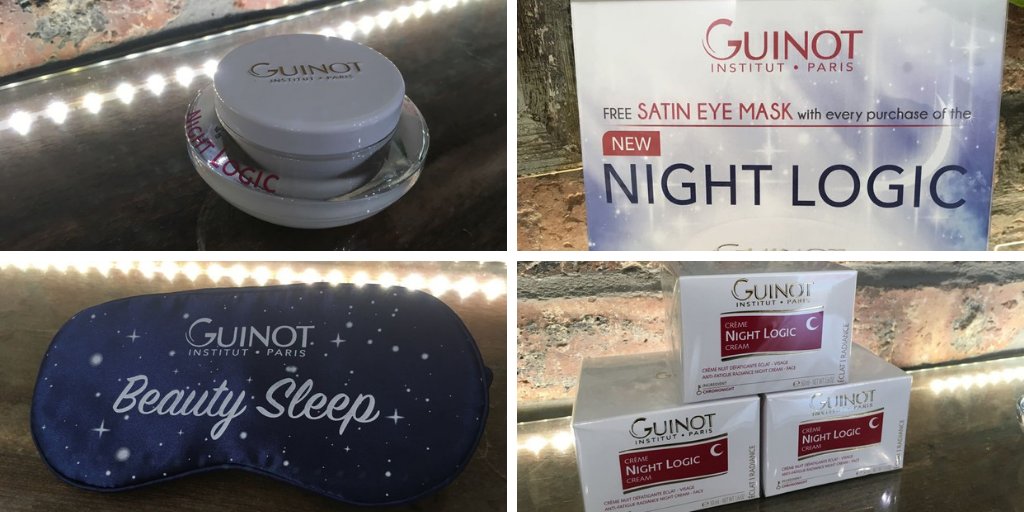 So #Sleeptember's in full swing.. and to improve our beauty sleep we've been using <a href="/GuinotUKIreland/">Guinot</a>'s gorgeous 'Night Logic' cream, and the luxury satin eye mask, that you get free with purchase!! Perfect excuse for some 'me-time'! #TheMoiBeautyEdit #Sleep #skincare #moibeauty