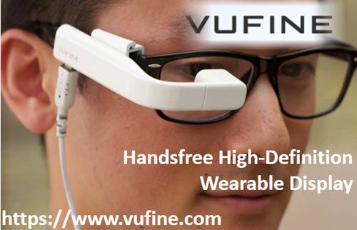 MedGizmo's tweet photo. #Vufine Handsfree High-Definition Wearable Display https://t.co/qHPuGcYWX2 #Vufinewearable #Gadgets #wearables #wearabledevice https://t.co/EPNY3Ouqtt