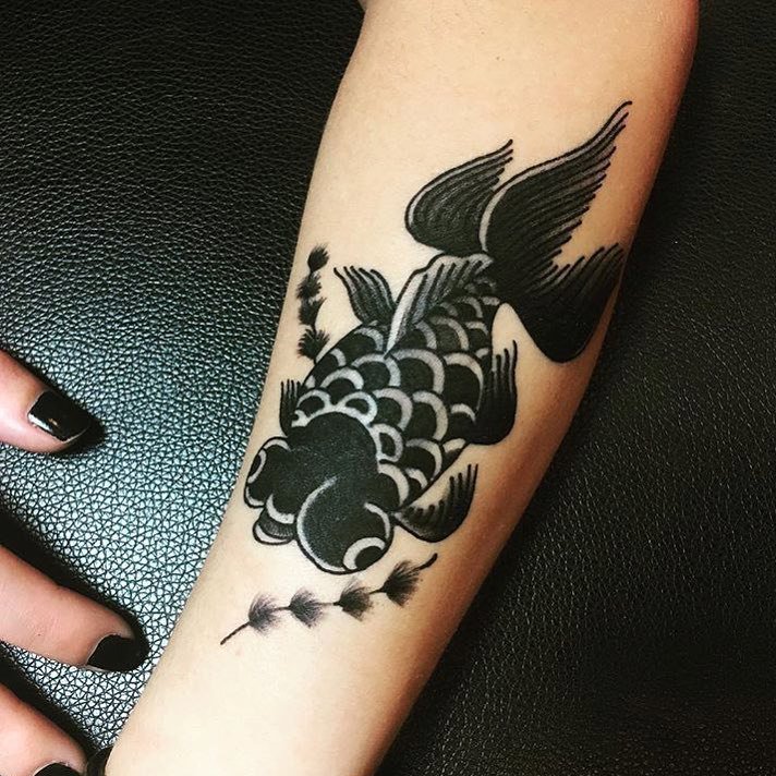 goodinknyc's tweet photo. Goldfish Tattoo Japanese Style https://t.co/fveHJ8T83O https://t.co/UUFrkXvz6Q
