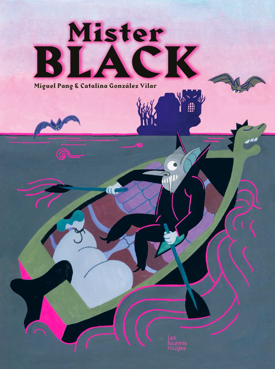 MISTER BLACK sera en librairie le 20 septembre ! Un formidable album de Catalina Gonzalez Vilar &amp; Miguel Pang. #misterblack #lesfourmisrouges #Halloween2018