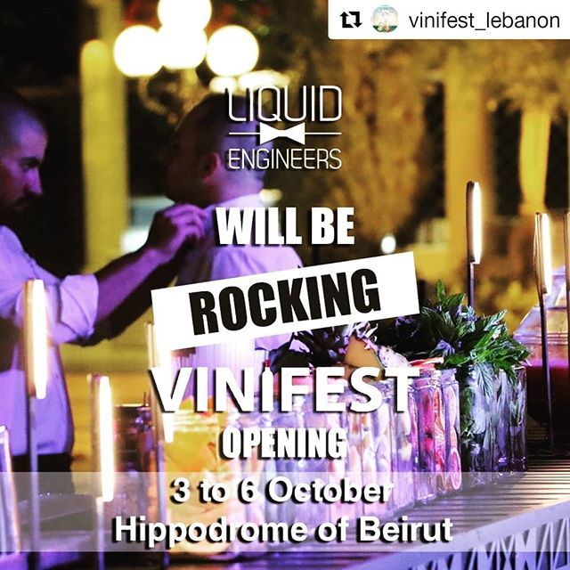 LiquiNeers's tweet photo. #Repost @vinifest_lebanon (@get_repost)
・・・
Liquid Engineers will be rocking VINIFEST 
#Liquidengineers #Vinifest #Drinks #wine #bar #october #lebabon #showbar #mixologists #cocktails https://t.co/FlsYiEUGpG https://t.co/K5PRq6ZxmO