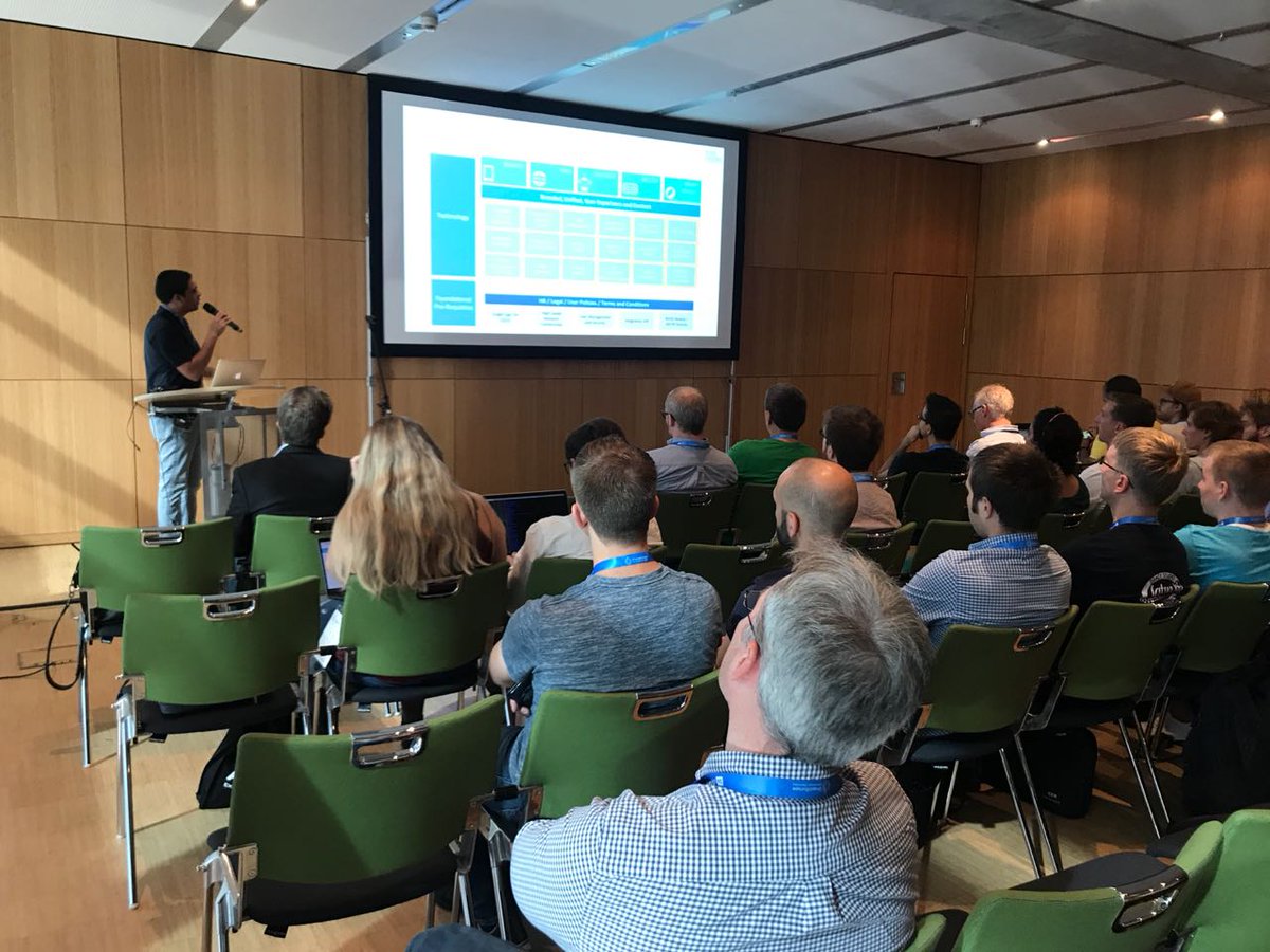 Srijan's tweet photo. An enterprise Learning ecosystem built with #DecoupledDrupal looks to be pretty engaging for the folks at @DrupalEurope. @ishanmahajan at his #Drupal best! https://t.co/4G4qAtqz3e