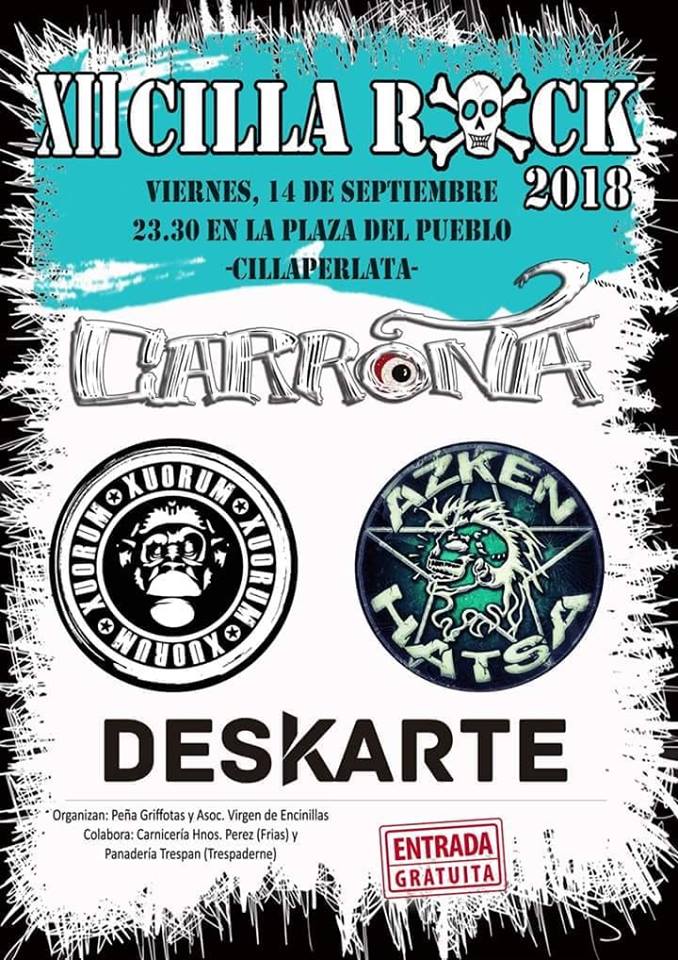 Nos vemos este viernes en el #CillaRock!🔥🔥
#FelizMartes