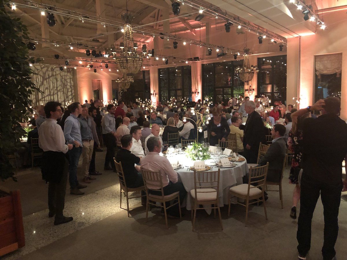 BobEBooth's tweet photo. Fabulous dinner in Madrid with #IBM sellers &amp; practitioners. Learned a lot about data science &amp; predictive asset management, but not enough to be dangerous. https://t.co/2sUab9jNLT