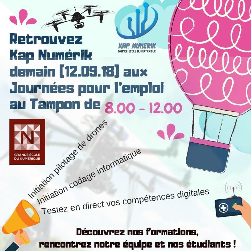 Tous aux #jpe2018 au tampon demain !