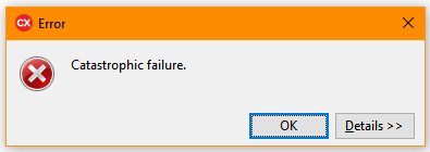 onghu's tweet image. Surely, that's not a good sign... @RADtools #cppbuilder #programming #minorCatastrophe