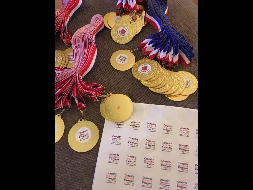 Medals are ready for the big day!!