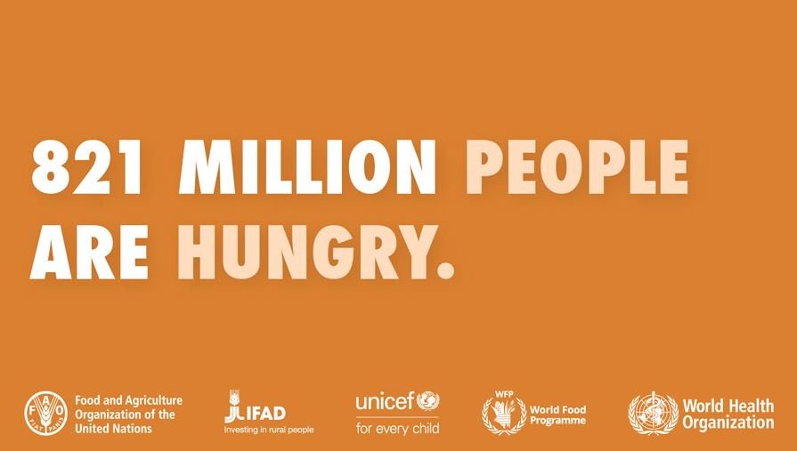 Hunger is on the rise. This message should frighten the world. With all the wealth in the world today, we aren't defeating hunger. What will happen when world population reaches 10 billion? We need action now with effective projects to tackle the root causes of hunger. #SOFI2018