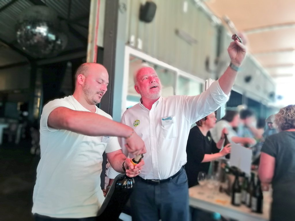 MarykeRoberts's tweet photo. What a rare gift to taste the first #DLS2 of @KFwines at the #CheninParty #SASAOlympics #drinkchenin. Made from Piekenierskloof vineyards planted in 1959. @GrandCafe https://t.co/uZdP6YLsms
