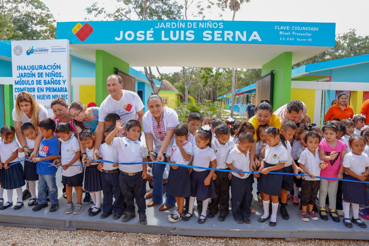 TMGrupoInmo's tweet image. Damos un paso más en nuestro compromiso social inaugurando en Playa del Carmen, México, la escuela de preescolar “Jardín de Niños José Luis Serna, Nuevo Noh-Bec”.
Apostamos por la educación como herramienta para construir un mundo mejor. #BeCorp #RSCTM #TMsomoscomunidad