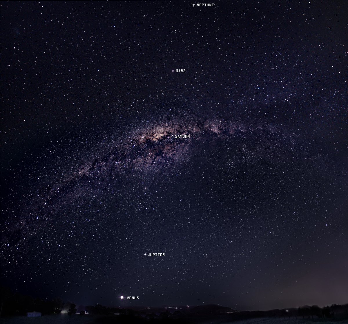DaniD8719's tweet photo. So a friend of mine took this photo after his show! #iknowsuperstars lol anyways it really puts in perspective how vast this universe is and how much of a miracle it’s is we are here is individually have own own special reason and need to be alive and here present today #grateful https://t.co/9T79S4jUMX