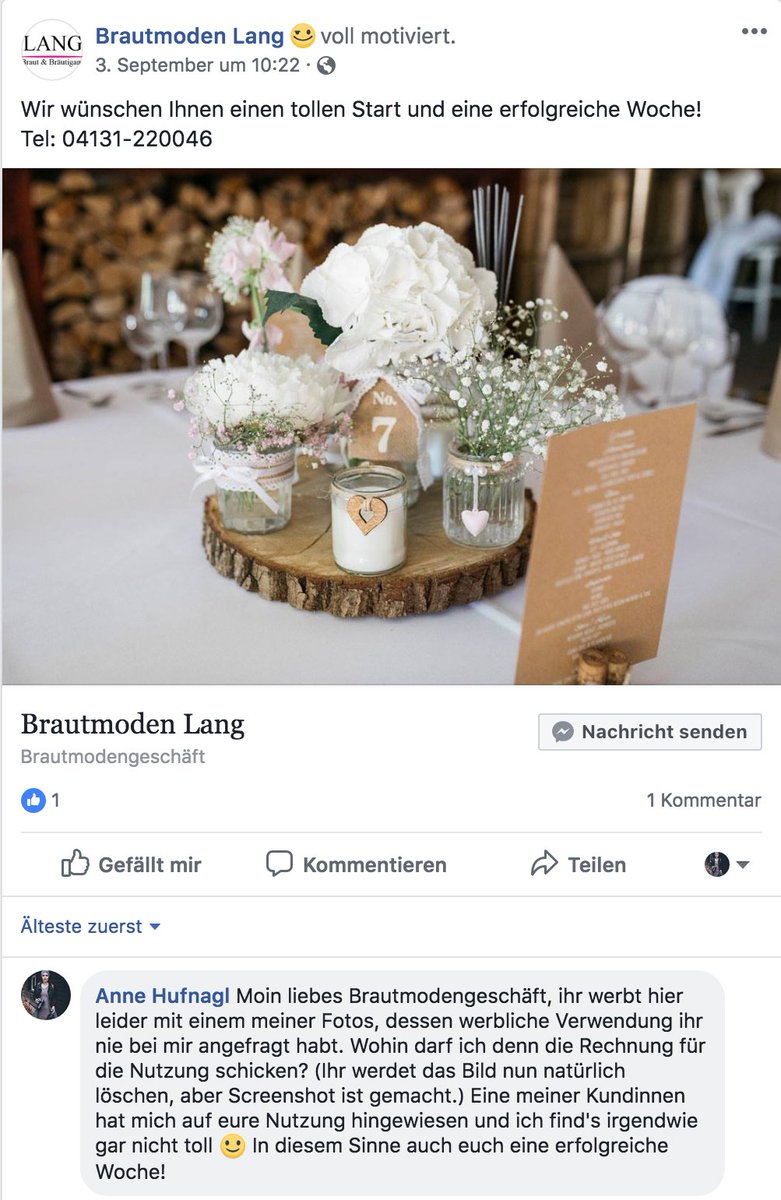 Mein Geld verdiene ich anderswo, aber die Liebe, die durch mich schießt, wenn ich sowas kommentiere, die ist unbezahlbar.