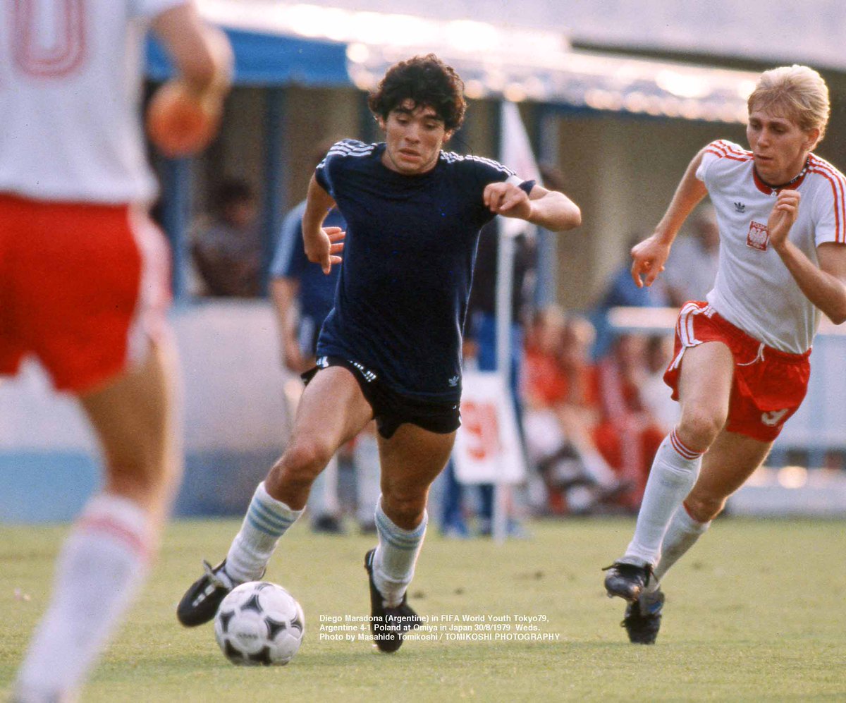 Diego Maradona (Argentine) in FIFA World Youth Tokyo79, Argentine
