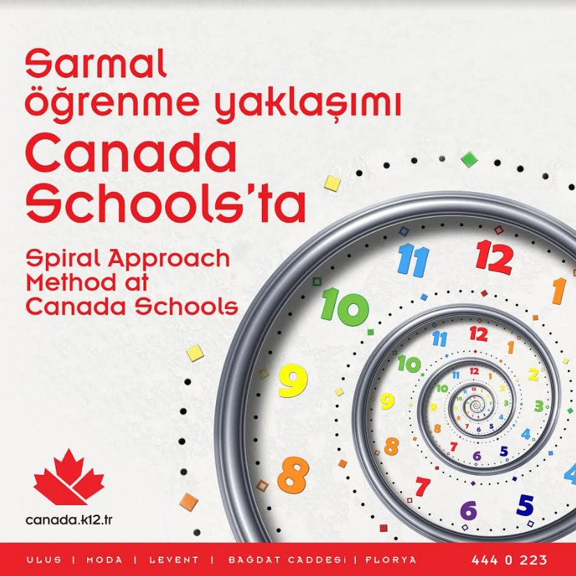 Sarmal yaklaşım, ana kavramların #tekrar yoluyla derinlemesine öğretilmesine dayanır. Sarmal öğrenme ile öğrencilerimiz öğrendiklerini içselleştirir ve bir üst #akademik aşamaya hazır hale gelirler.
Detaylı bilgi: canada.k12.tr