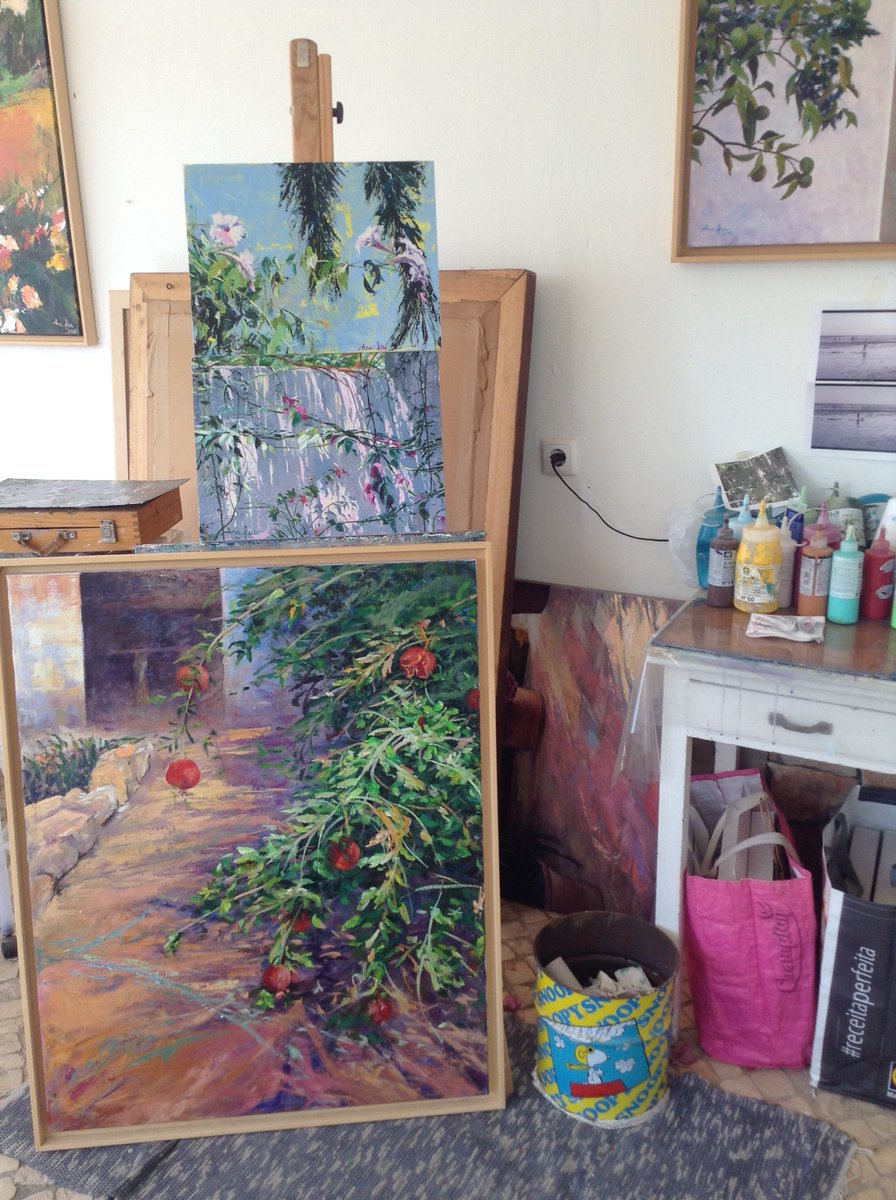 AAnaFeu's tweet image. Preparando obra #Exposición #pintura #sábado  en #Loule#Algarve #Portugal #arteeneltunel 
#anafeupintora #pequeñosformatos #acrílicos #arte #artistas #cultura #turismo
