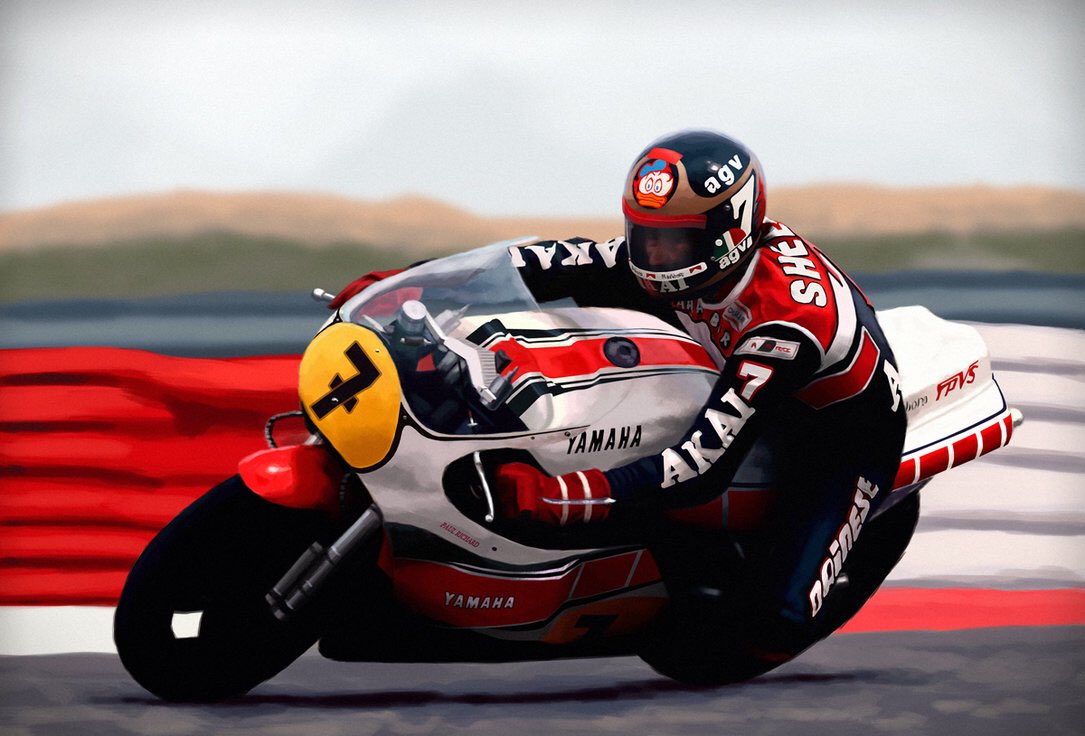 Happy birthday to the late and great Barry Sheene, two time MotoGP world champion! Legend     