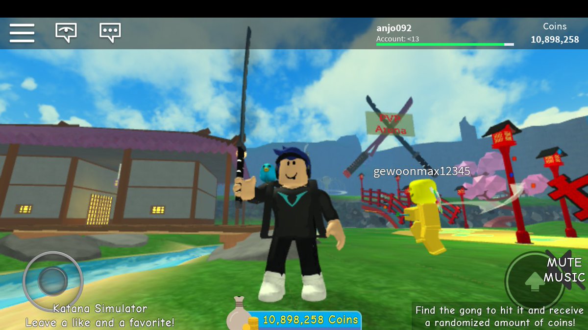 Anjo Anjo76408166 Twitter - codes for katana simulator roblox