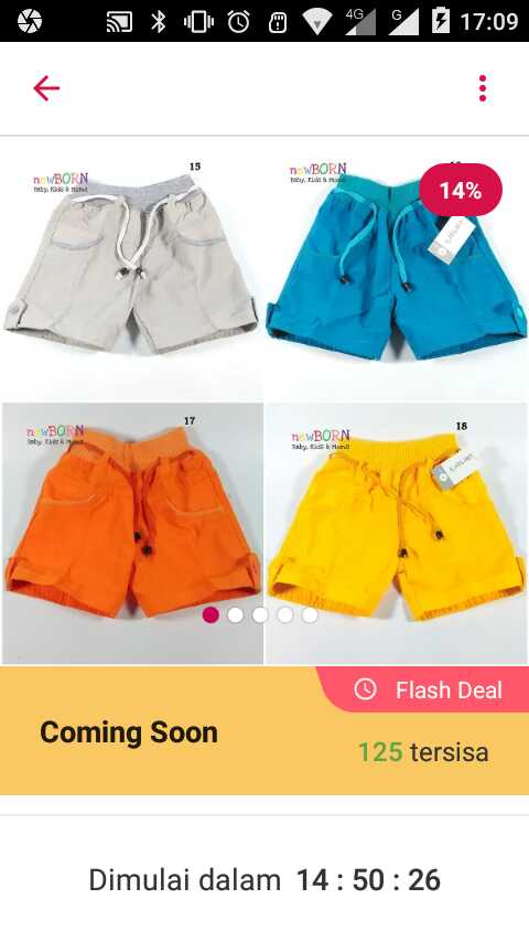 newBornBabyShop's tweet image. Moms jangan sampai ketinggalan flash deal #Promo #celanapendekbayi #basicpants #celanabalita hanya 3jam aja. Mulai jam 8-11 aja..stay tune di aplikasi #bukalapak kamu ya