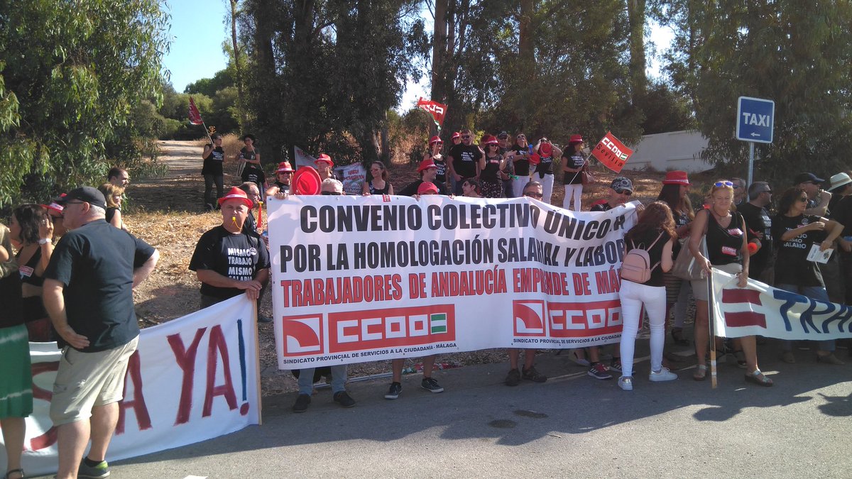 RCabanillasbis's tweet image. Se nos niega la entrada a los trabajadores/as de @aemprende al  #DPE2018, un acto público. #HuelgaAE  @circuitodejerez @ConocimientoAnd  Mismo Trabajo Mismo Salario