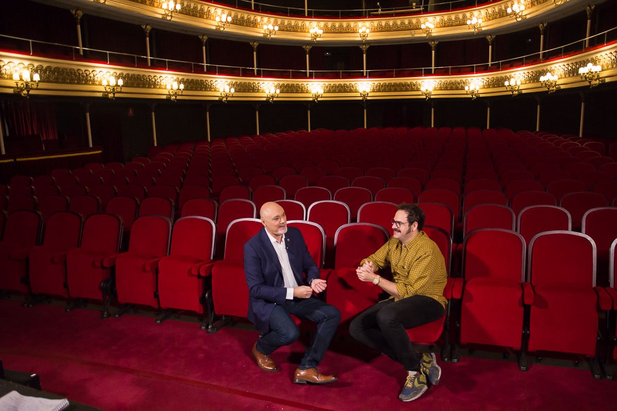canalsaturnoATV's tweet photo. Recordad que esta noche estrenamos temporada en el @TeatroZgz con @JOR_USON y @labarrantes !! Os esperamos a las 23:45 h en @aragontv como siempre celebrando la #cultura. https://t.co/oJyauAYqCn