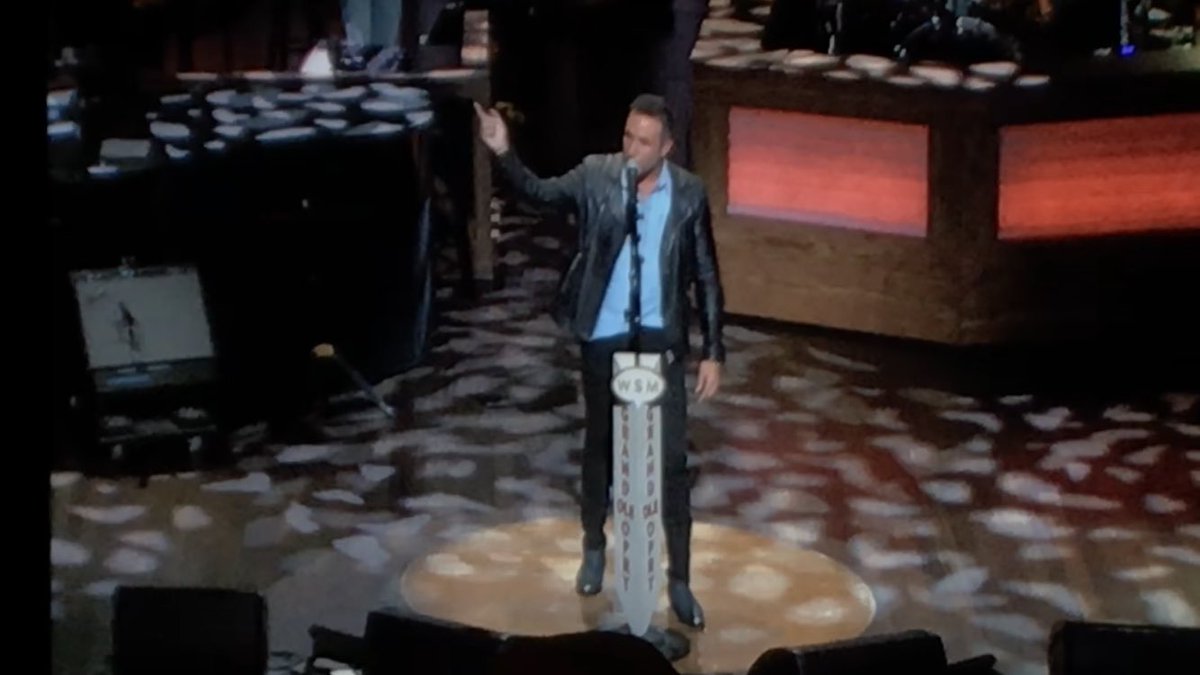 FlatTylerRich's tweet photo. My dad just made his @opry debut and I was lucky enough to be here for it 😭😭☹️☹️ @TylerRichMusic #ImNotCryingYoureCrying #TylerRich Proud of you dad!!! #AdventuresOfFlatTyler https://t.co/T1Ee0LJ9iU