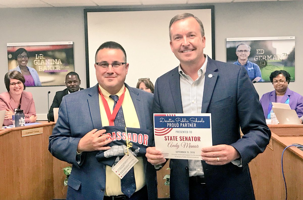 AndyManar's tweet image. Thank you @DPS61Decatur for this kind recognition. Took us 5 yrs, but we got it done. Keep doing good work for kids in #DecaturIL! #FixTheFormula