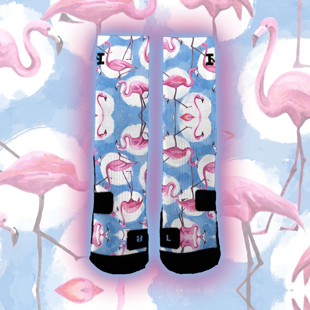 Brand new drop - Fancy Flamingos are now available for only $9.99 for a limited time only! Shop now at hoopswagg.com/products/fancy…!