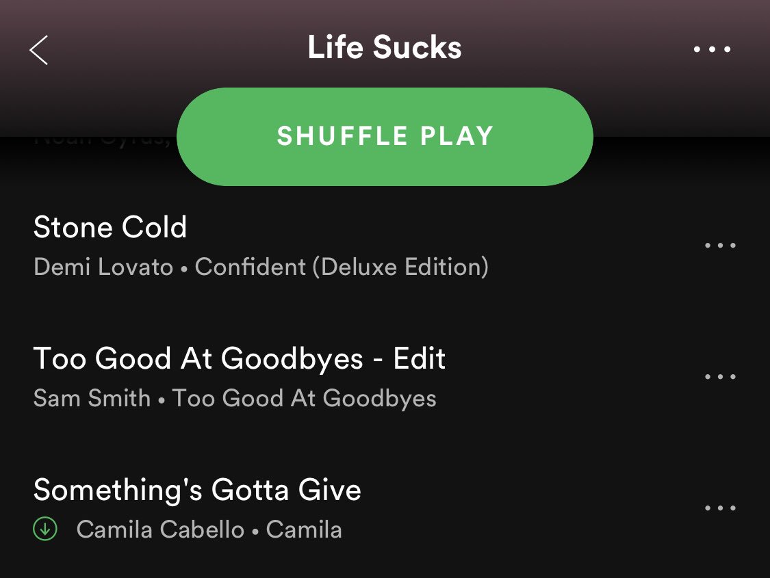Camila Updater On Twitter Consequences I Have Questions And Something S Gotta Give Have Been Added To Spotify S Life Sucks Playlist Check It Out Here Https T Co O6w2pvbmgx Https T Co B2bnmnxgom camila updater on twitter