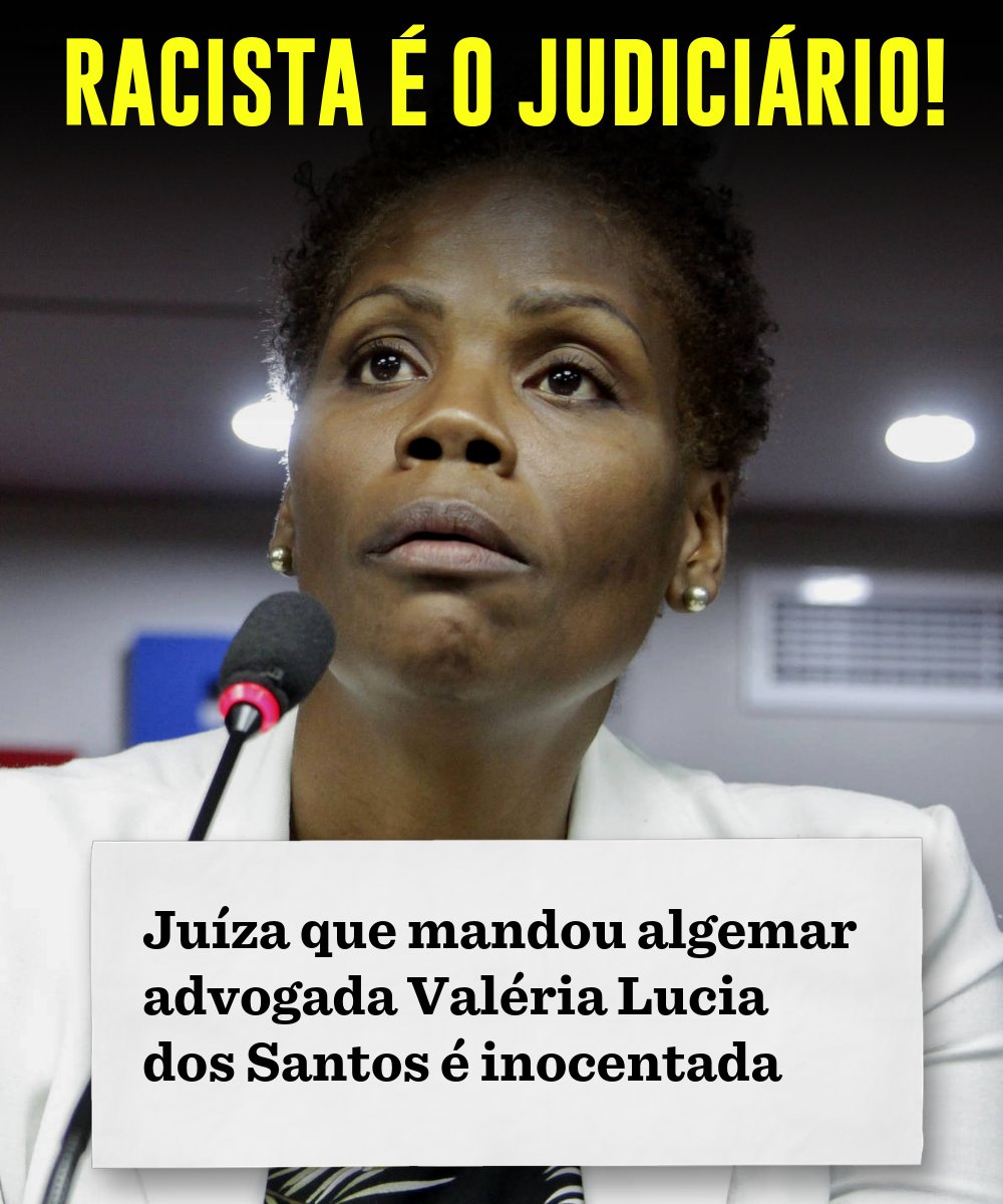 MidiaNINJA's tweet photo. A comissão judiciária que investigou o caso da advogada Valéria Lucia dos Santos, algemada por PMs durante audiência judicial em Duque de Caxias, no RJ, concluiu que ela "se jogou no chão" e começou a se debater, sendo "momentaneamente" algemada para a sua própria segurança. https://t.co/af5HYAQooU