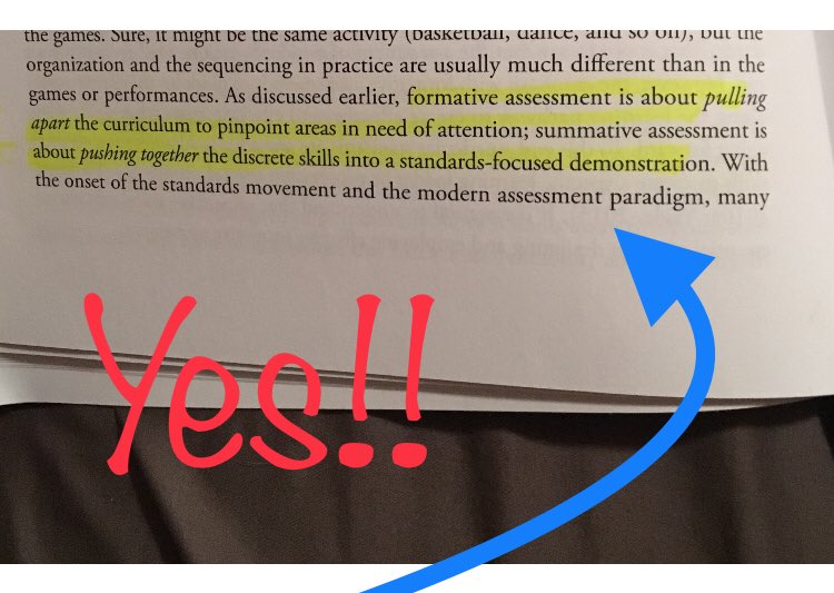 IC_K8Stafford's tweet photo. Formative Assessment = pulling apart the curriculum; Summative Assessment = pushing together the skills 📊✏️ #EssentialAssessment @NicoleVagle https://t.co/5pd4zEv6fh