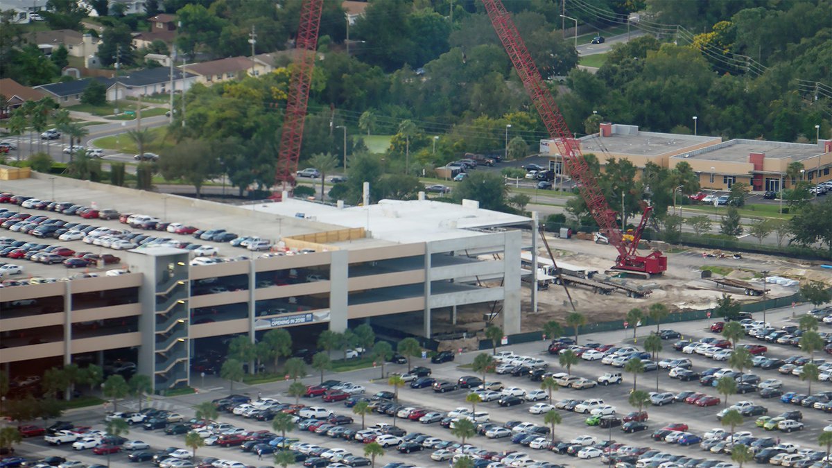 bioreconstruct on X: Current expansion of the Universal Orlando Team  Member parking garage.  / X