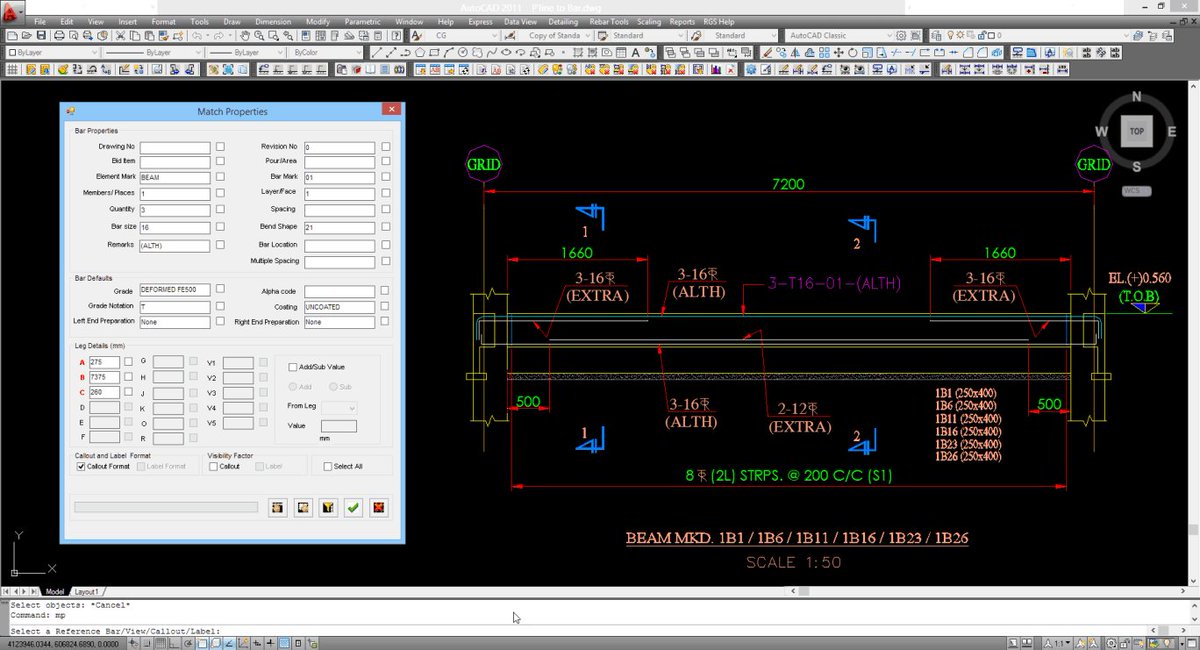 TechViskar's tweet image. Match Properties

Download FREE Trial at zurl.co/23hQ If you have any other questions, visit our website at zurl.co/AEUC

#2DRebar #RgsRebar #Rebar #Rebardetailing #Reinforcement #drawing #PlacingDrawing