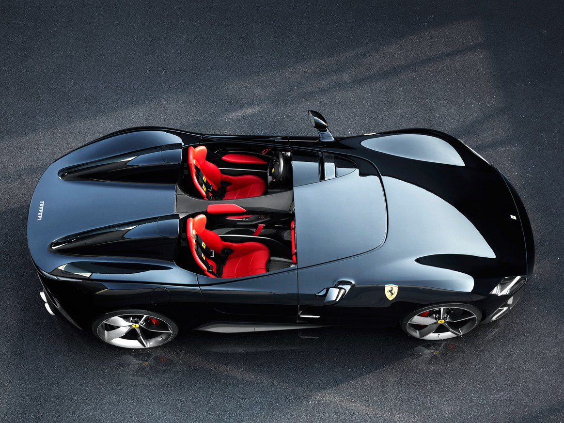 WIRED's tweet image. Take a look at Ferrari's new Monza SP1 and SP2. These sports cars mix 1940s and 50 classic racing style with the best 21st century engineering has to offer—including the most powerful engine Ferrari has ever made. wired.trib.al/bsOERsS