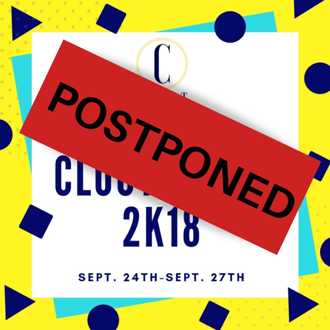 cloutpr4gsu's tweet photo. Unfortunately, the weather rained on our parade, so Clout Week 2K18 will pick back up next week! #StayTuned #CloutPR #CloutWeek2K18 https://t.co/w1H2HE00BV