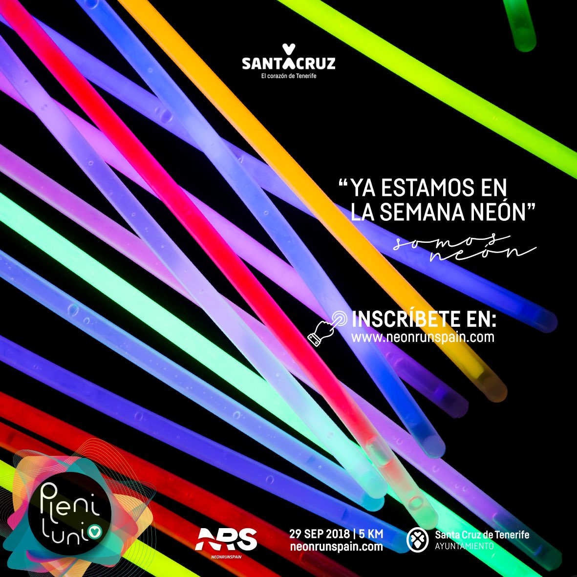 neonrunspain's tweet photo. #NRS18Tenerife / 💚💙 ¡Ya estamos en la #SemanaNeón! Inscríbete en nuestra página web: https://t.co/2nn4FDonG0
-
#Tenerife #SantaCruz #ElCorazónDeTenerife #SeriesNRS18 #5Km #CarreraNocturna #weareneonrunners #noparesdecorrer #night #running #party #family #painting #pleniluniosc https://t.co/8zi1j6WcFJ