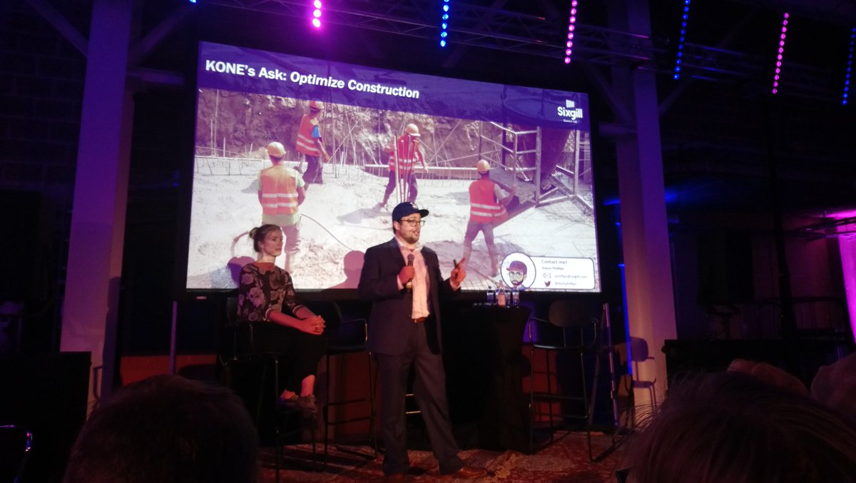 molsson's tweet image. @damphillips at #slush18 #smalltalkssthlm about 
@SixgillTech experience of working with 
@KONECorporation as #ventureclient via 
@CombientFoundry. #startups #digitaltransformation #sthlmtech