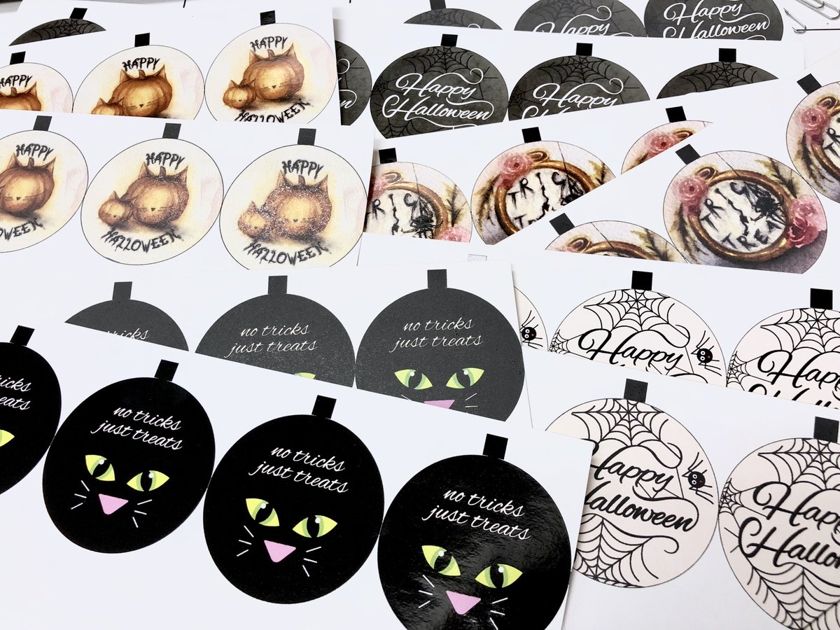 DanaLabels's tweet image. Here’s a sneak peek on this year’s Halloween labels! So many paper stocks to choose from!
#danalabelsanddesign #halloweenlabels #halloween #labels #customprinting #printing #coatedmatte #classiccrest #happyhalloween #madeinhawaii
