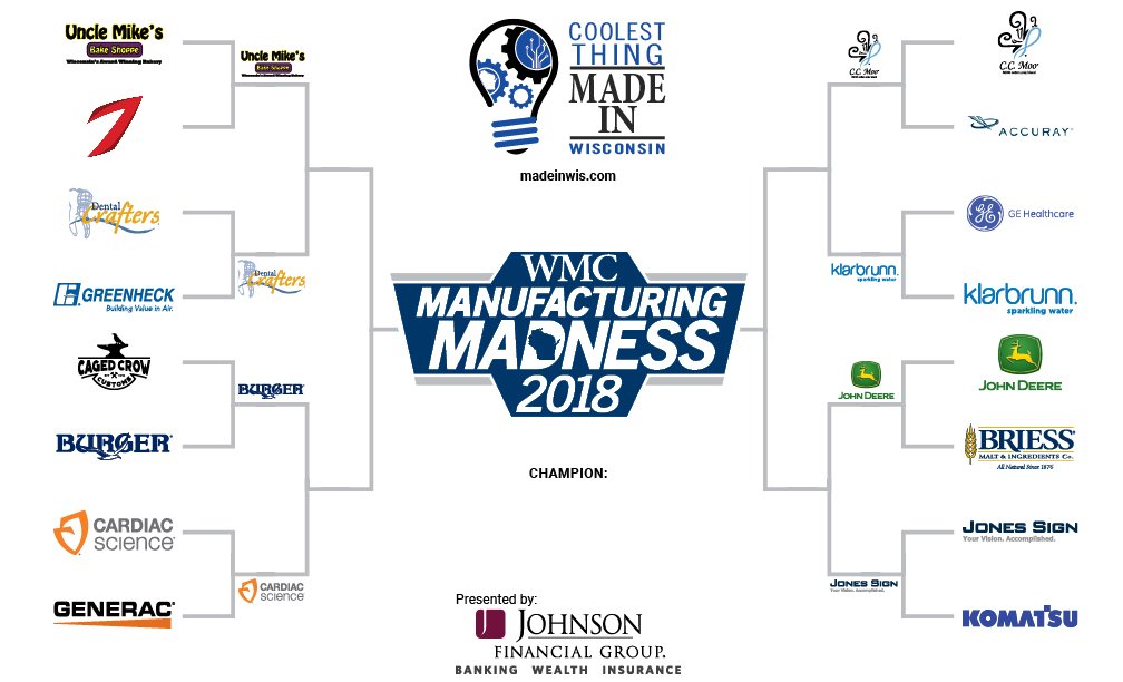 HUGE thank you to our sponsors at <a href="/JohnsonBank/">Johnson Financial Group</a> for helping with the Coolest Thing #MadeinWis contest. ow.ly/JNlV30lXKcj