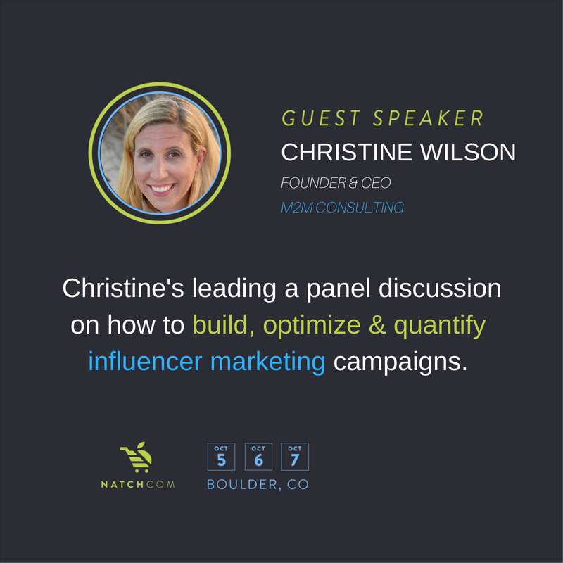 NatchCom's tweet image. Influencer marketing has the potential to grow your brand and drive sales, but how do you take your efforts to the next level? Join us at #NatchCom for a panel discussion with @Justins, @SkratchLabs, @ModHippieHabits and @MtoMConsulting to learn more!